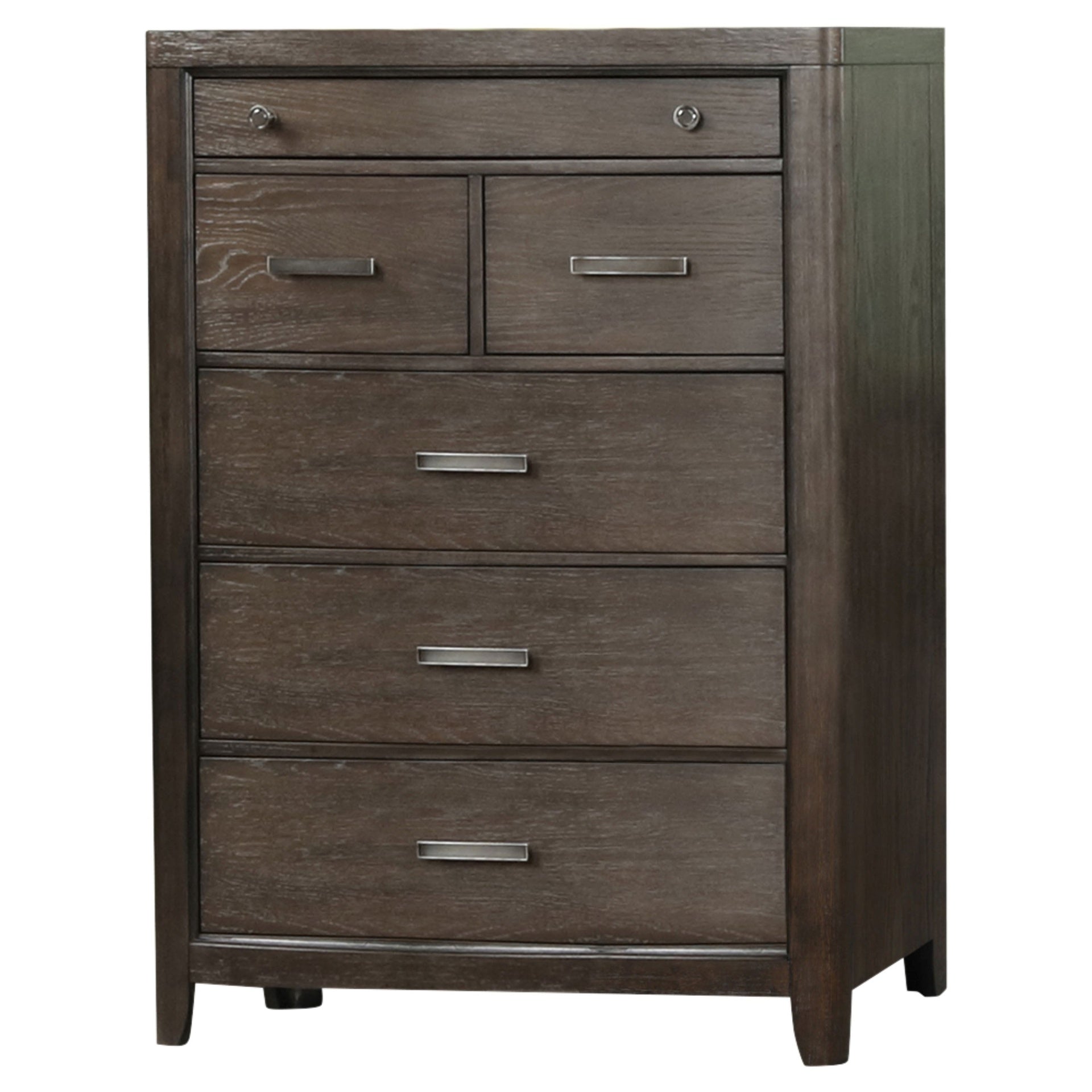 Six Drawer Dresser Antique Brown