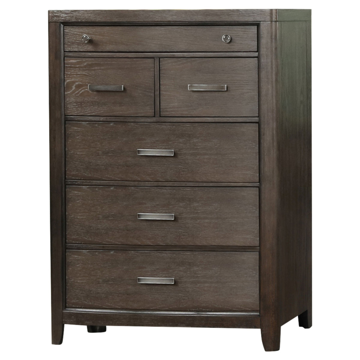 Six Drawer Dresser Antique Brown
