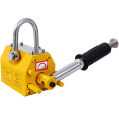 Permanent Magnetic Lifting with Release, 220 lbs/100kg Heavy Duty Magnet, 2.5 Safety Factor, Neodymium & Steel for Hoist, Shop Crane, Block, Board Lifting Plate Steel