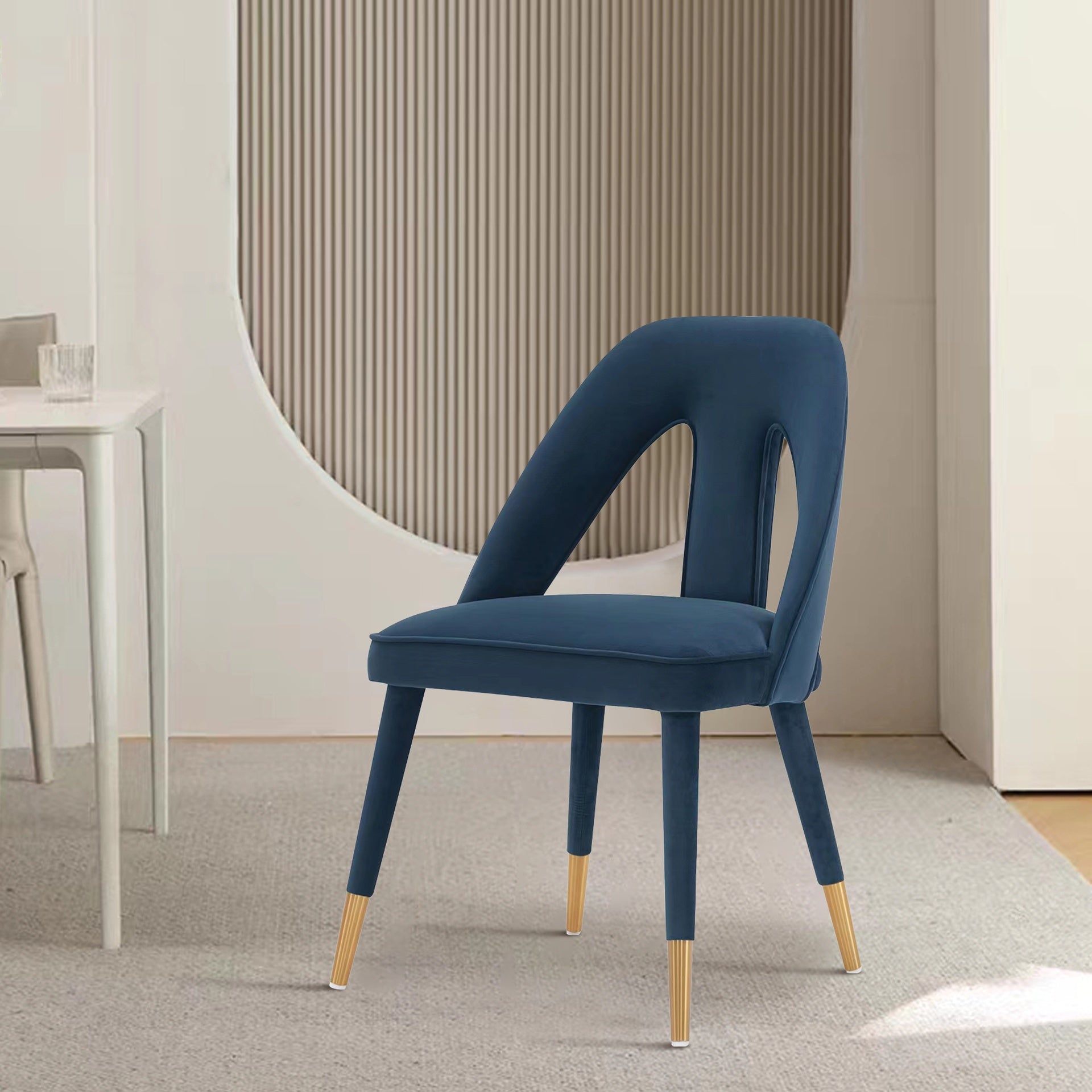 Dining Chair in Midnight Blue