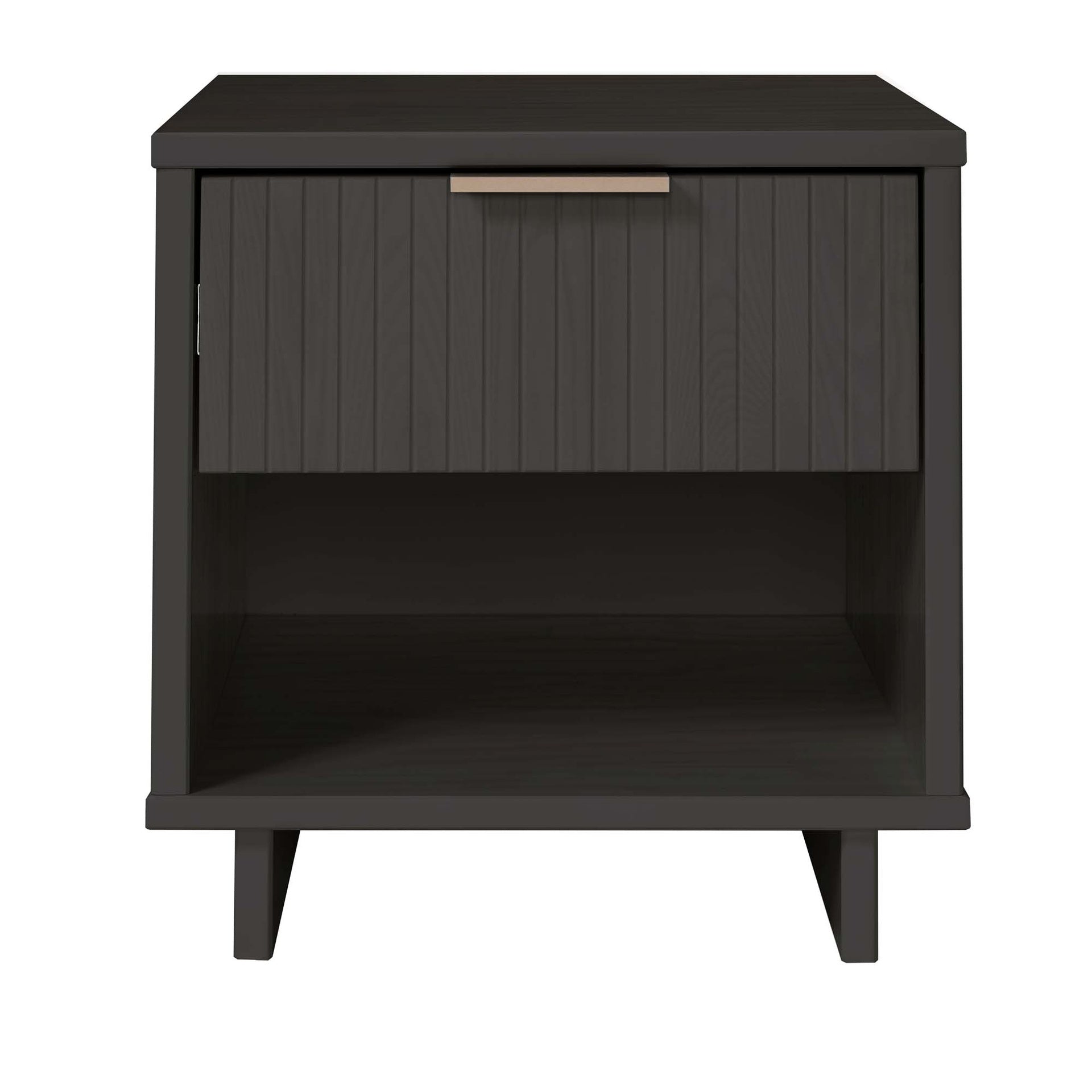 Nightstand in Charcoal Gray