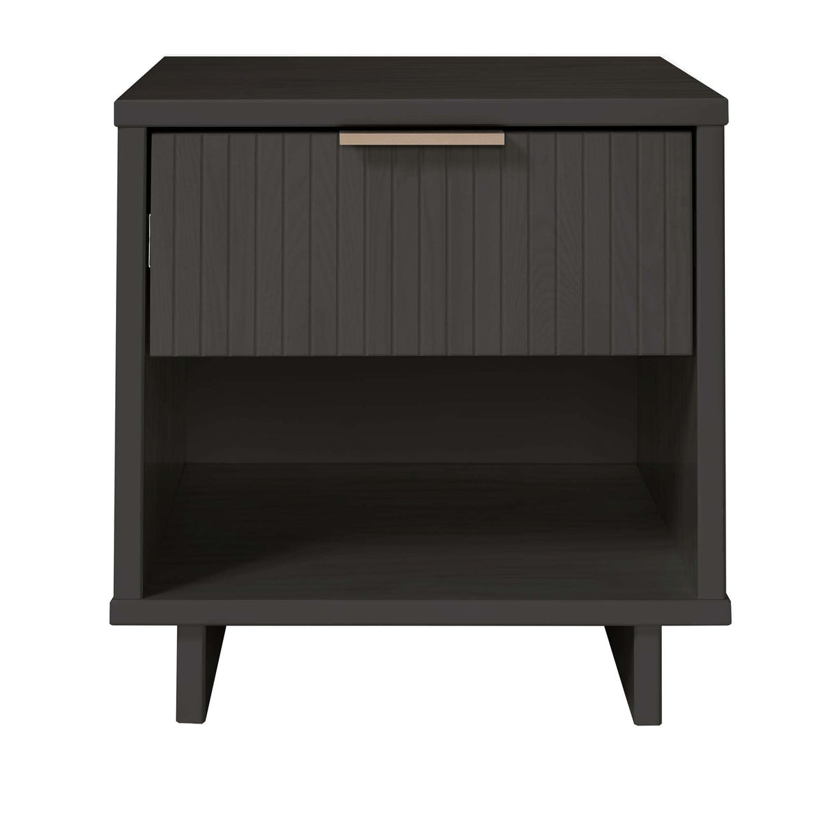 Nightstand in Charcoal Gray