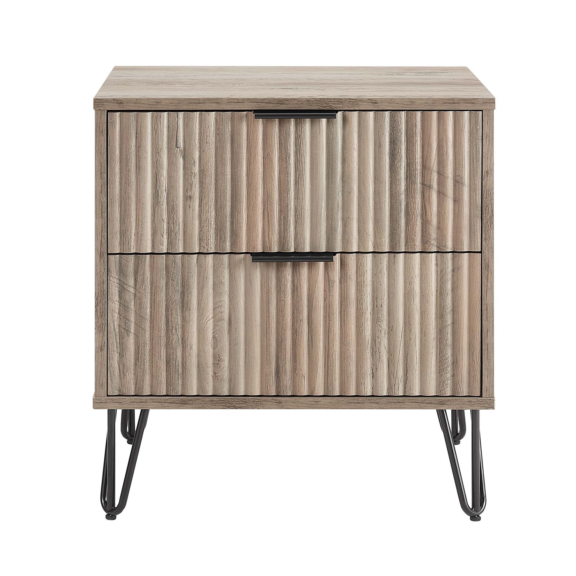 Nightstand in Rustic Gray