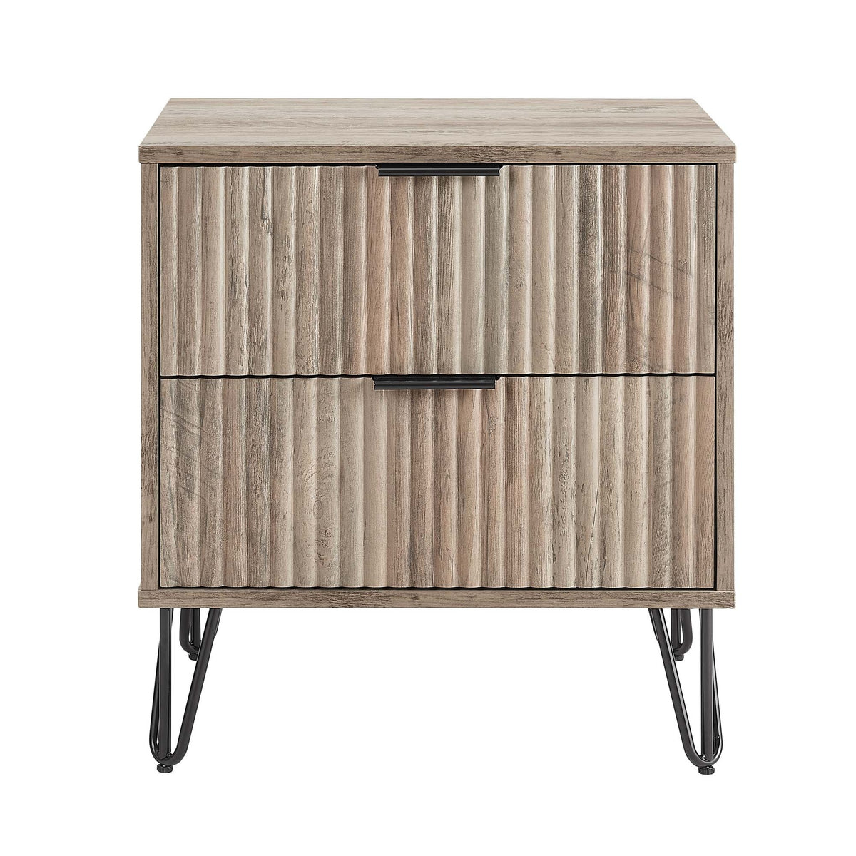 Nightstand in Rustic Gray