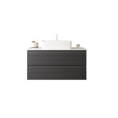 VEDO/VENO 36" Wall Mounted Plywood Cabinet without basin, Gray