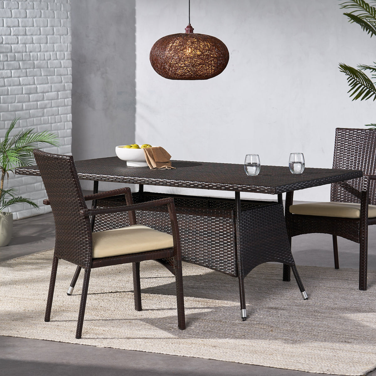 CORSICA RECT DINING TABLE