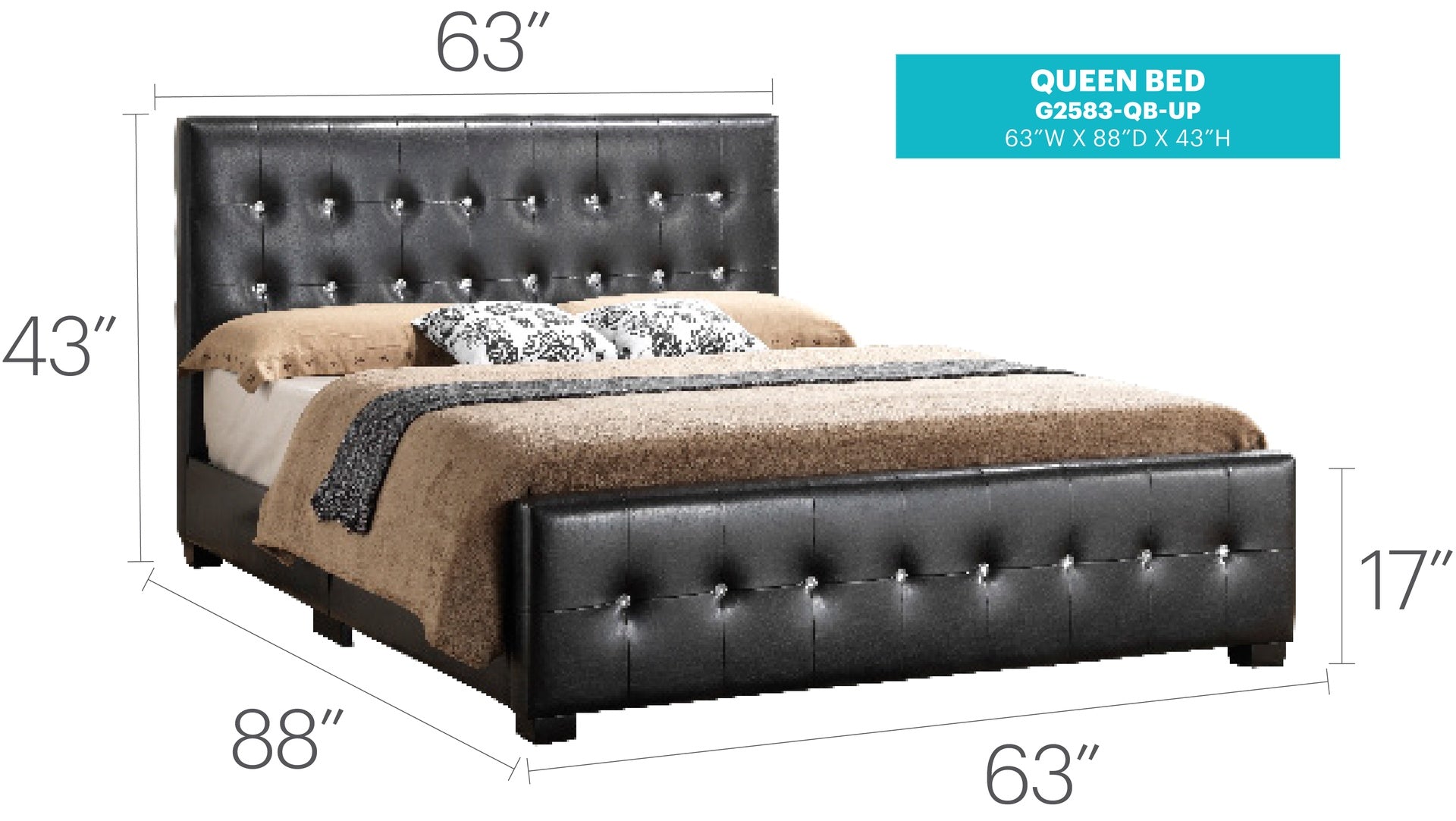 Elegant Black Transitional Bed For All Styles