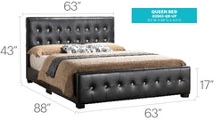 Elegant Black Transitional Bed For All Styles