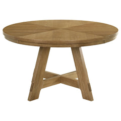 Kent Brown Oak 5-piece Dining Table Set