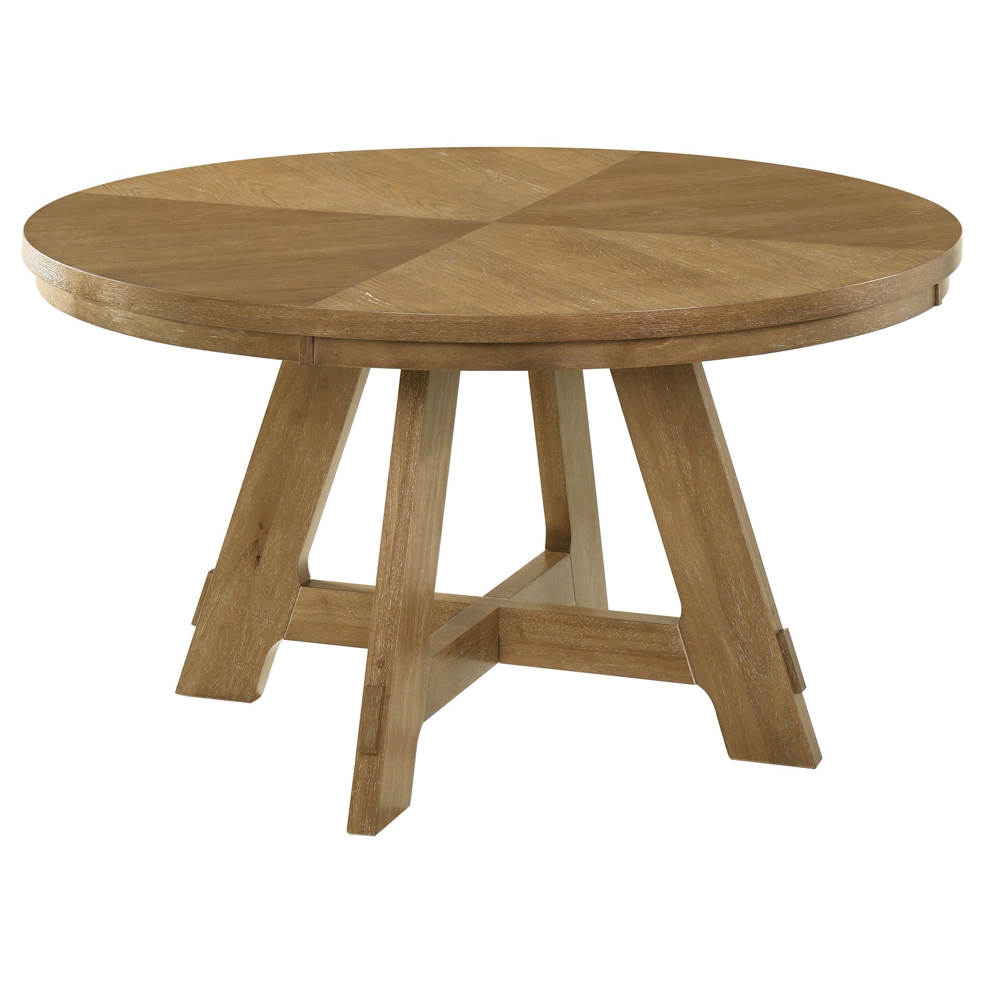 Kent Brown Oak 5-piece Dining Table Set