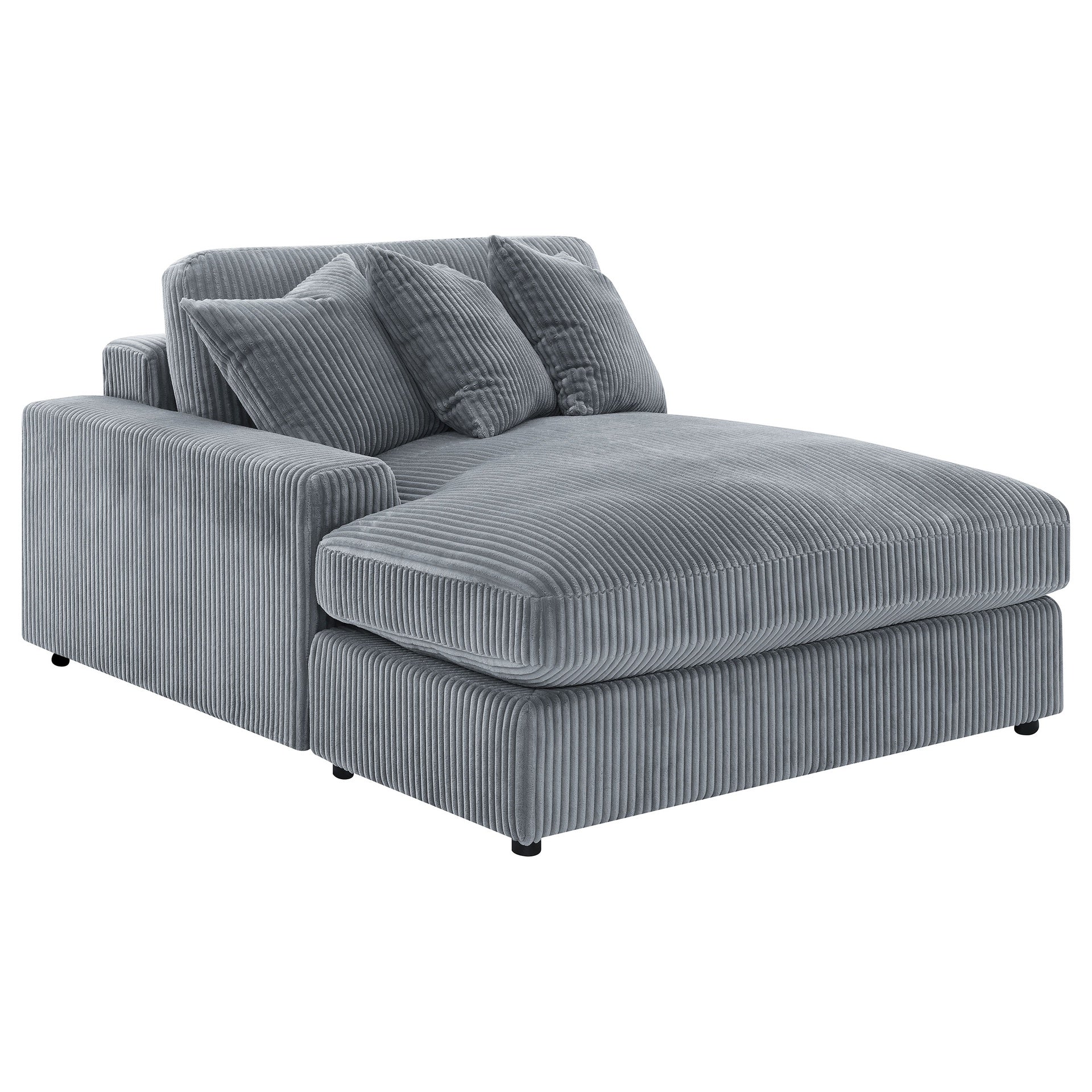 Marcus Fog Track Arms Reversible Sectional with Pillows