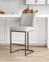 Counter Stool in Light Gray