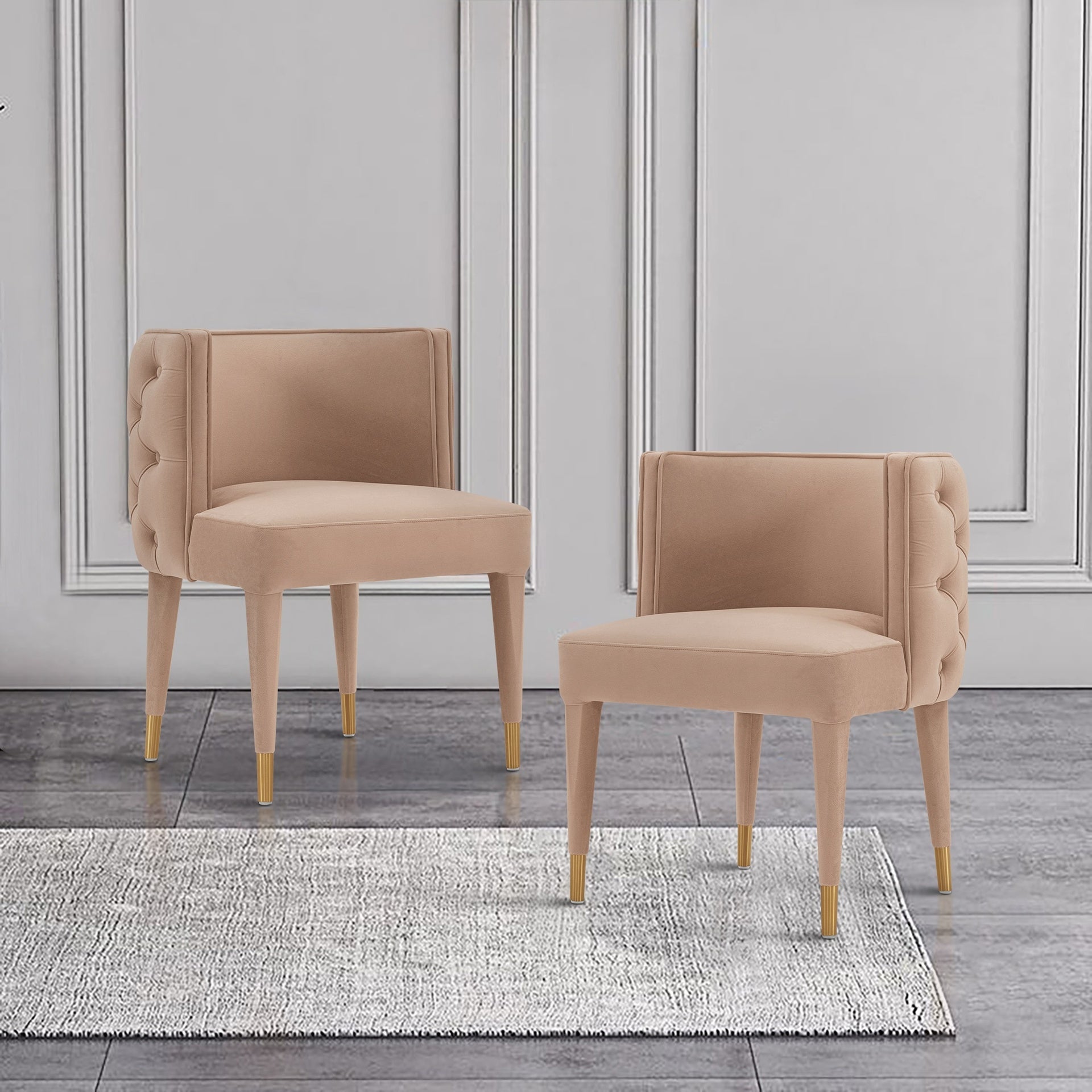Dining Chair in Nude