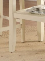 Tartys Cream Finish Counter Height Table