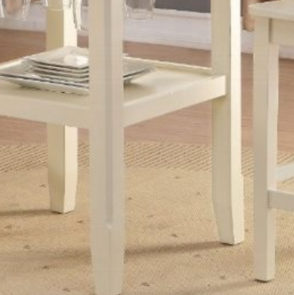 Tartys Cream Finish Counter Height Table