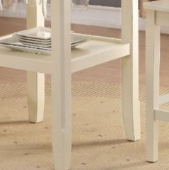 Tartys Cream Finish Counter Height Table