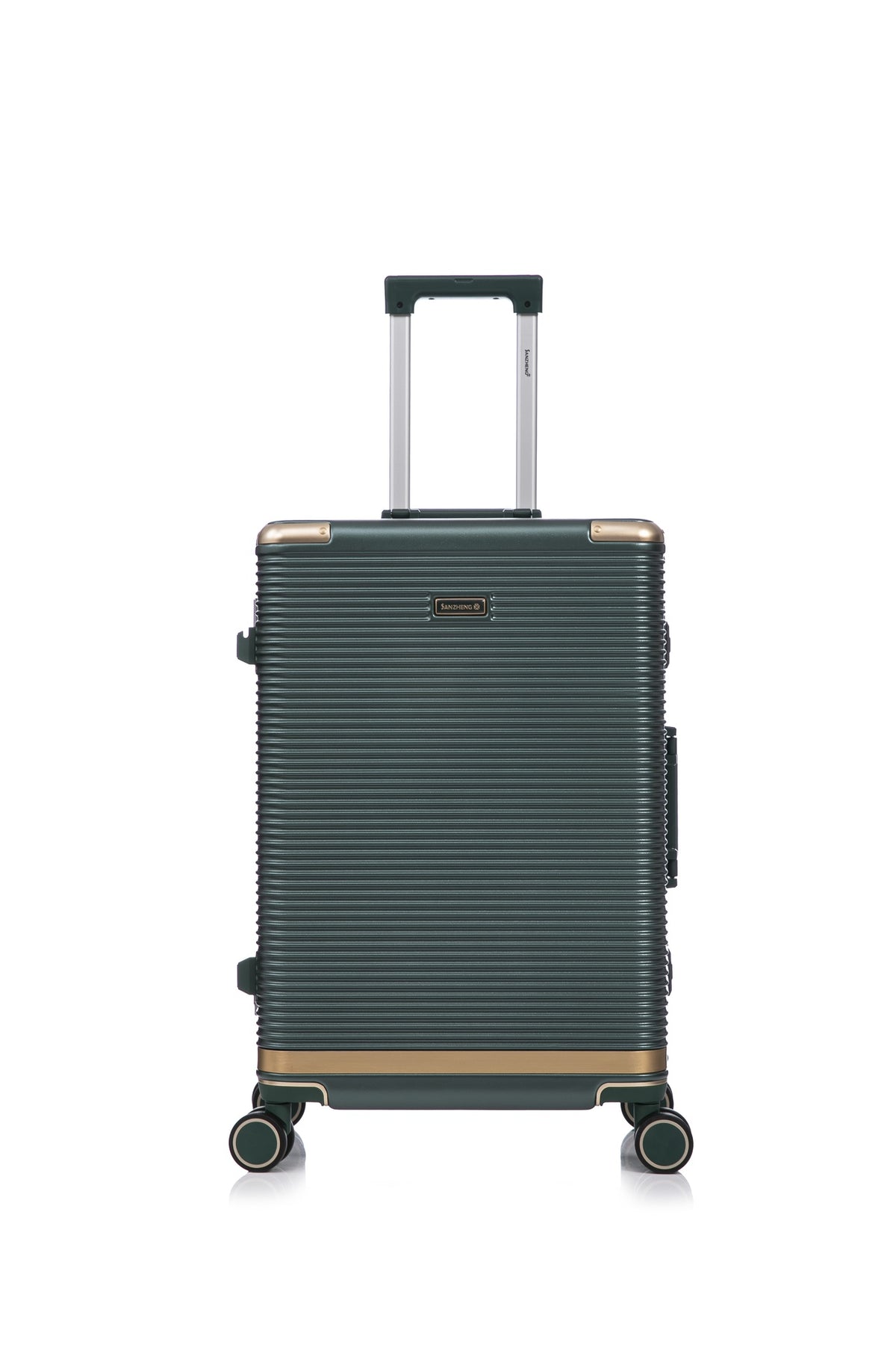 Luggage set PC+aluminum 20/24/28 inch three models set, stylish aluminum frame password lock luggage, suitable for travel suitcases and suitcases