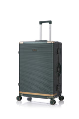 Luggage set PC+aluminum 20/24/28 inch three models set, stylish aluminum frame password lock luggage, suitable for travel suitcases and suitcases