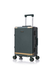 Luggage set PC+aluminum 20/24/28 inch three models set, stylish aluminum frame password lock luggage, suitable for travel suitcases and suitcases