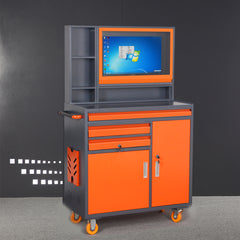Super large industrial computer cabinet can be used in auto repair workshops and other studios that need computers
