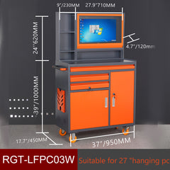 Super large industrial computer cabinet can be used in auto repair workshops and other studios that need computers