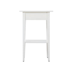 Sleek Modern Nightstand In Crisp White