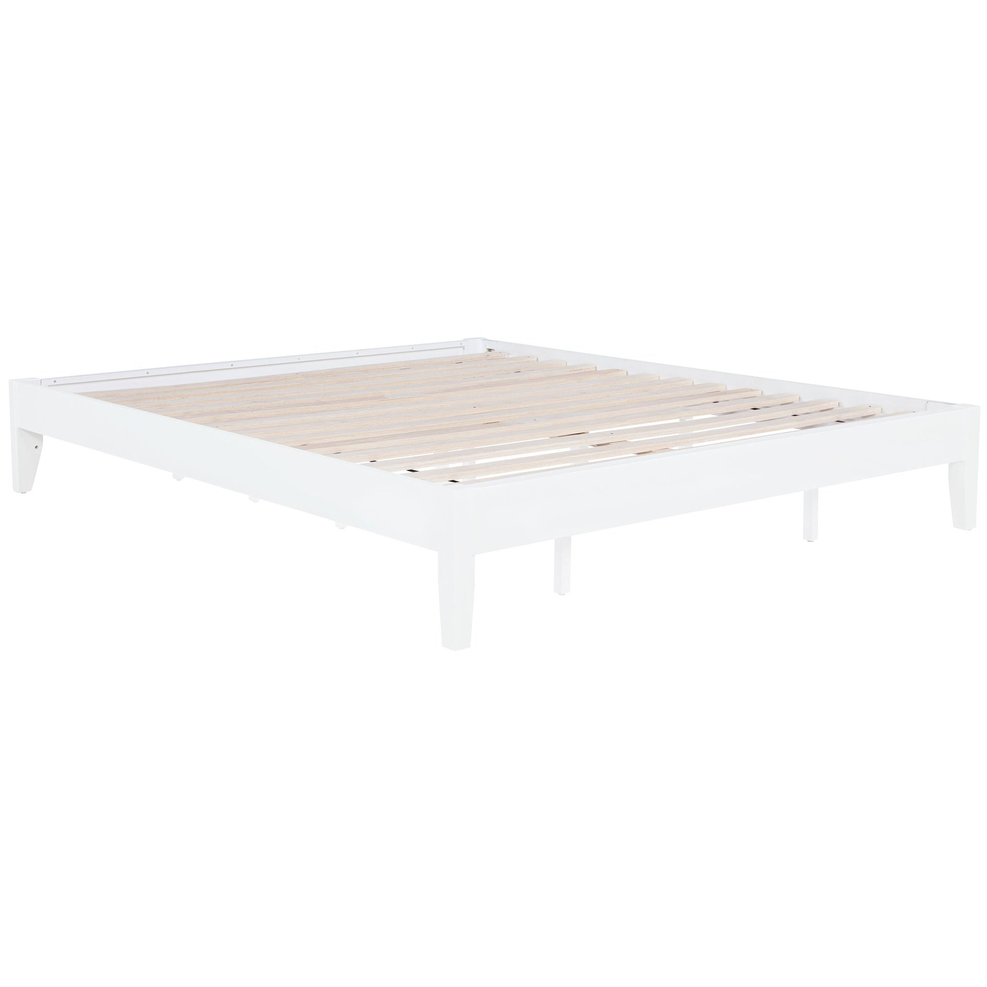 Hounslow White Eastern King Universal Platform Bed
