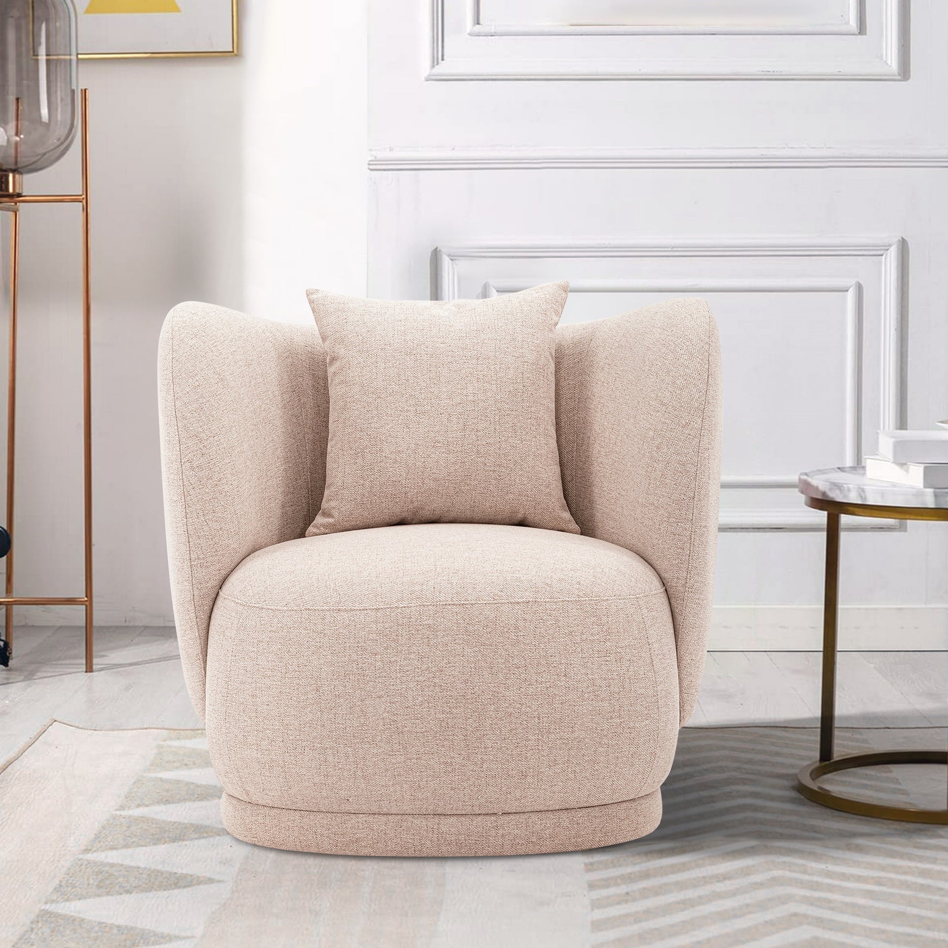 Lounge Chair in Wheat
