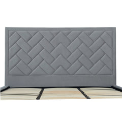 King Bed in Gray
