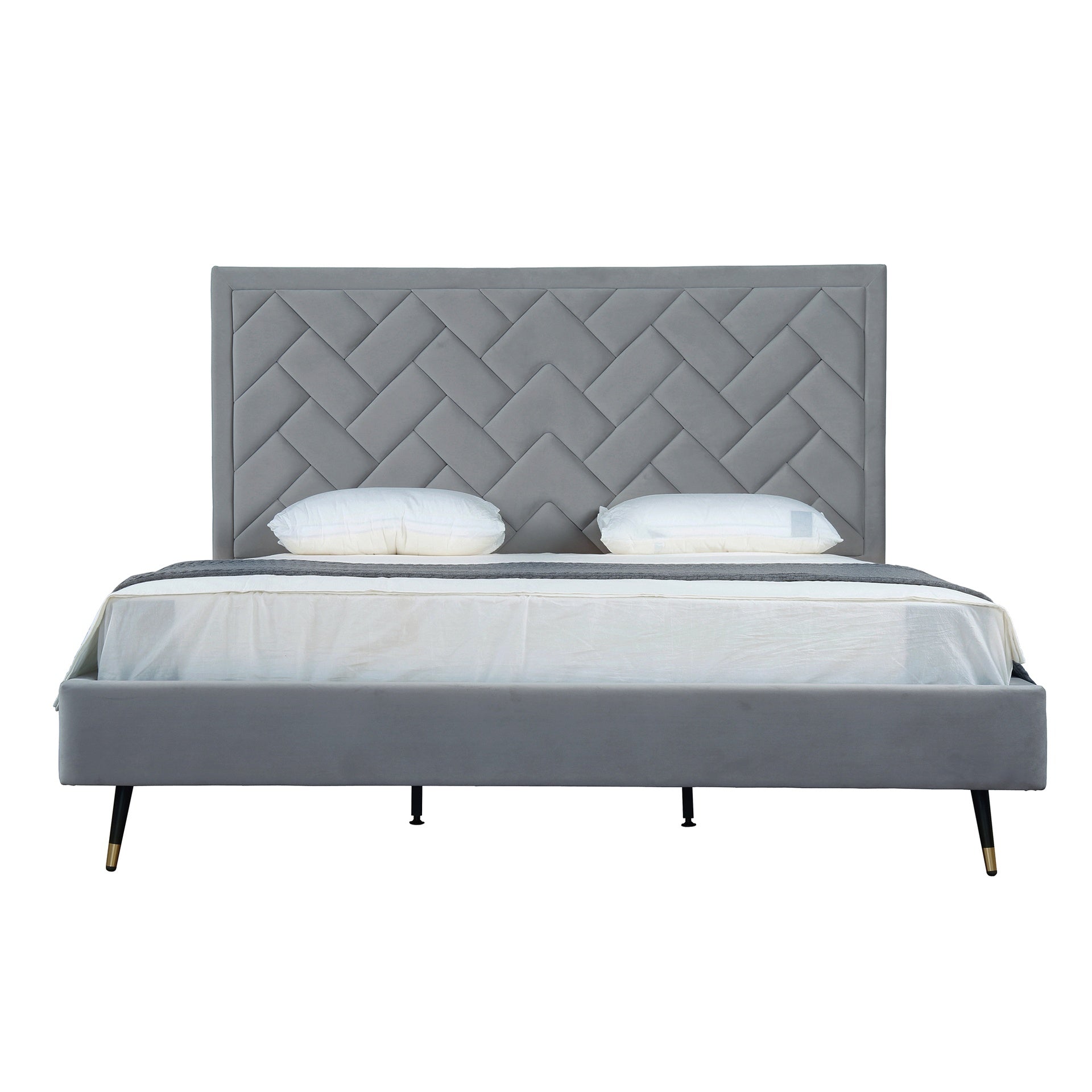 King Bed in Gray