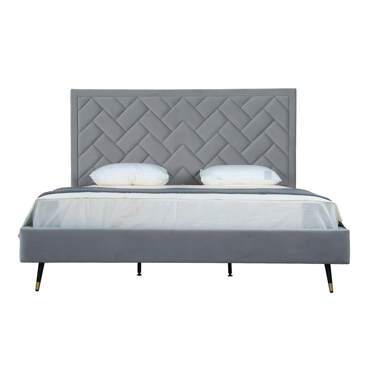 King Bed in Gray