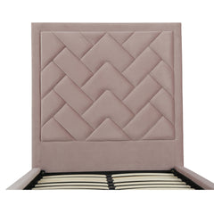 Twin Bed in Blush