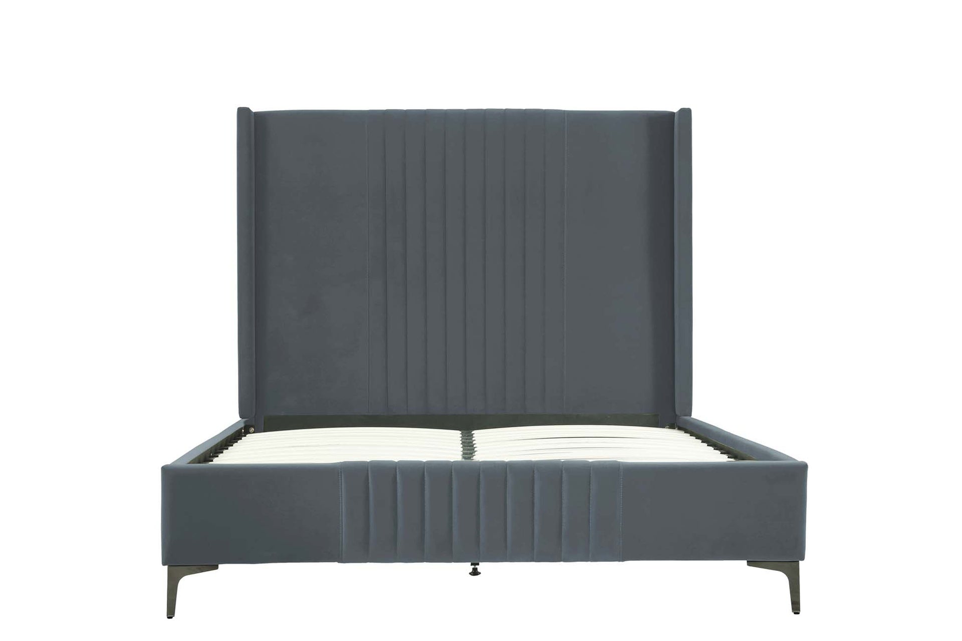Queen Bed in Gray