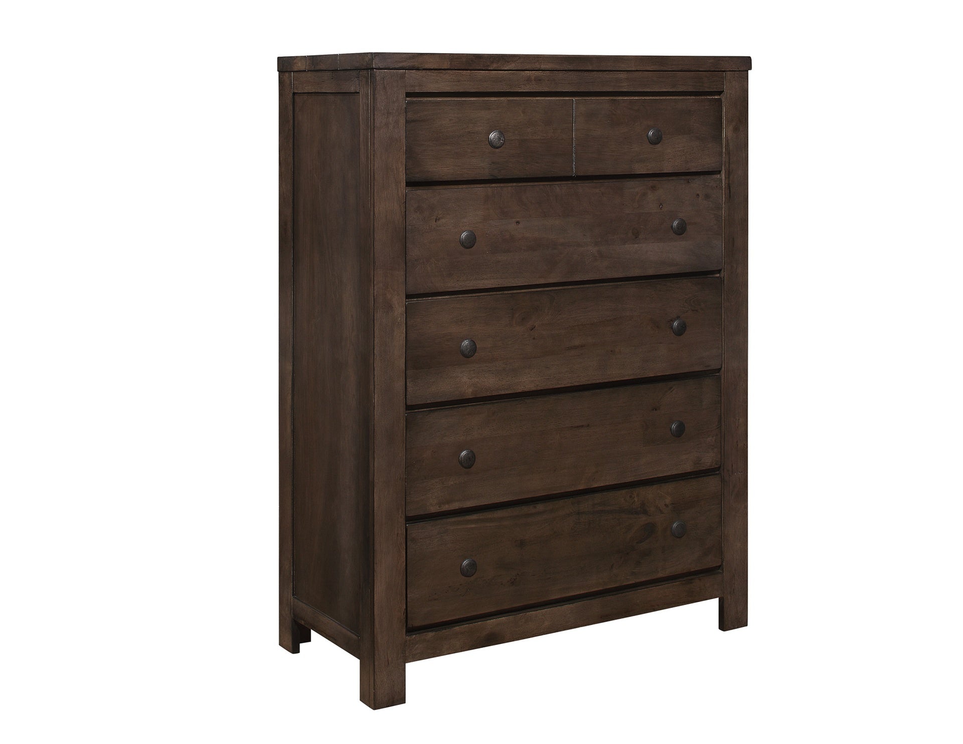 Brown 5-Drawer Chest