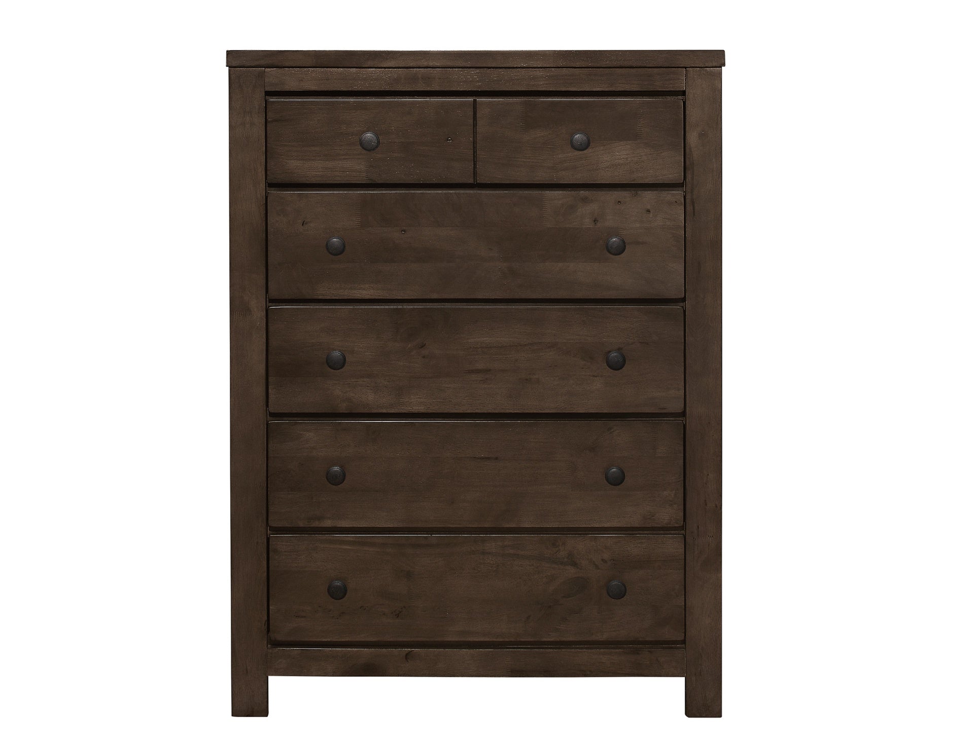Brown 5-Drawer Chest