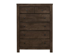 Brown 5-Drawer Chest