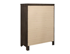 Brown 5-Drawer Chest