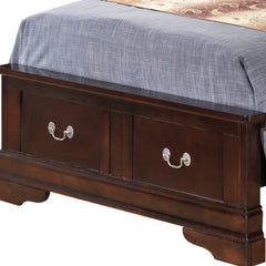 Louis Phillipe G3125D-TSB2 Twin Storage Bed , Cappuccino
