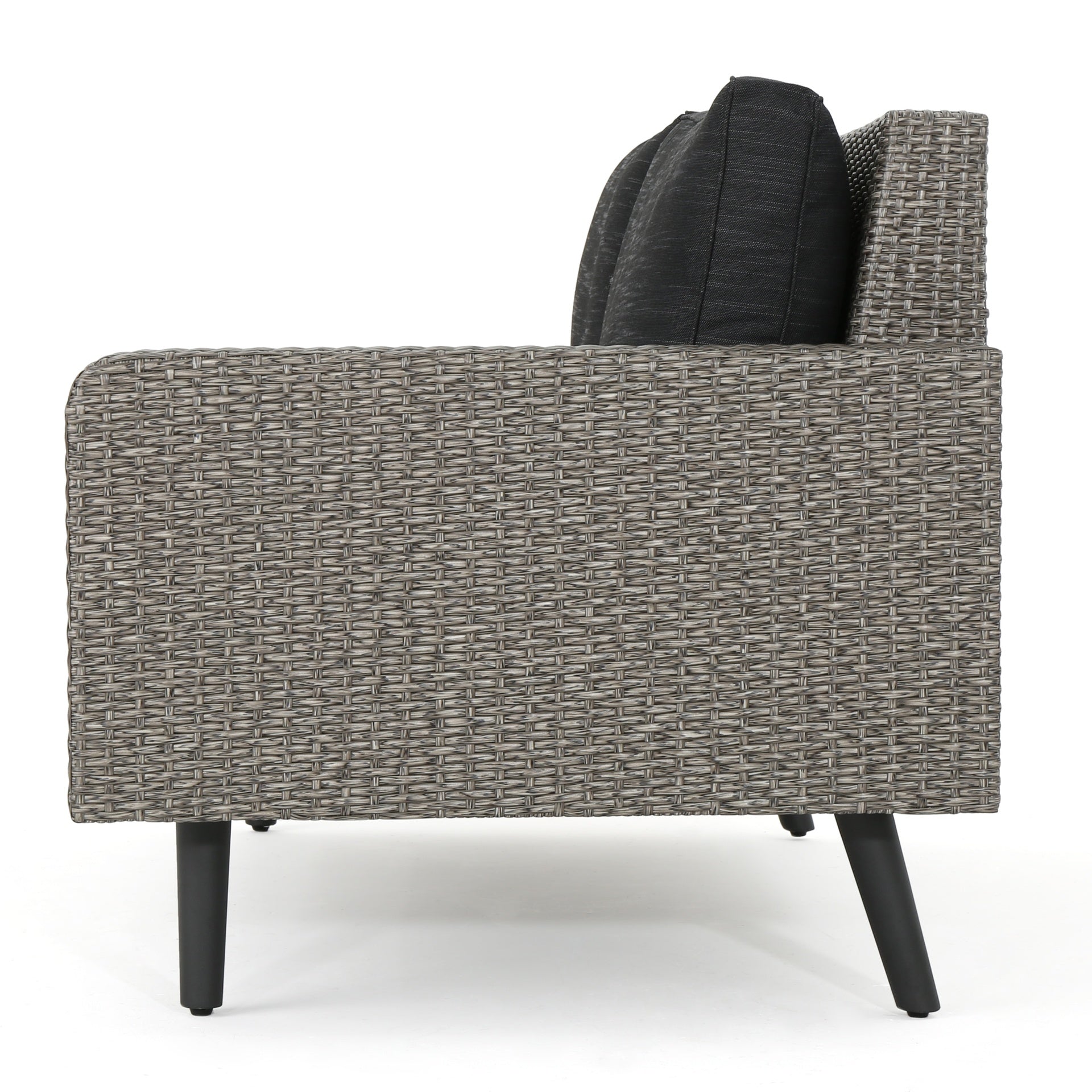 TAHITI SOFA SET -RIGHT ARMREST - GREY