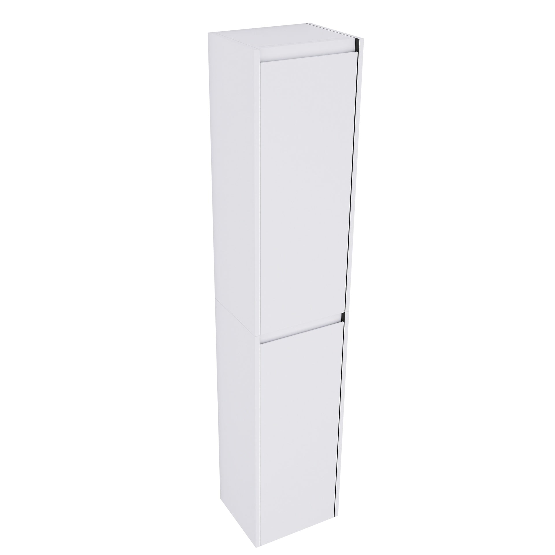 12" Bathroom Side Cabinet, 2-Soft Close Doors, Float Mounting Design, 12*2(KD-Packing)