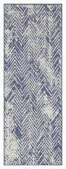 Sunshine GC_HAR2010 Blue 7 ft. 10 in. x 10 ft. 3 in. Indoor/Outdoor Area Rug