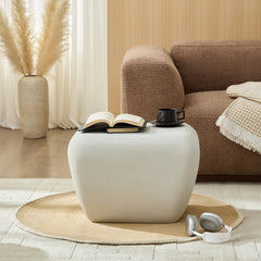 Modern Accent Coffee Table for Small Living Room, Unique Accent Table