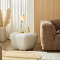 Modern Accent Coffee Table for Small Living Room, Unique Accent Table