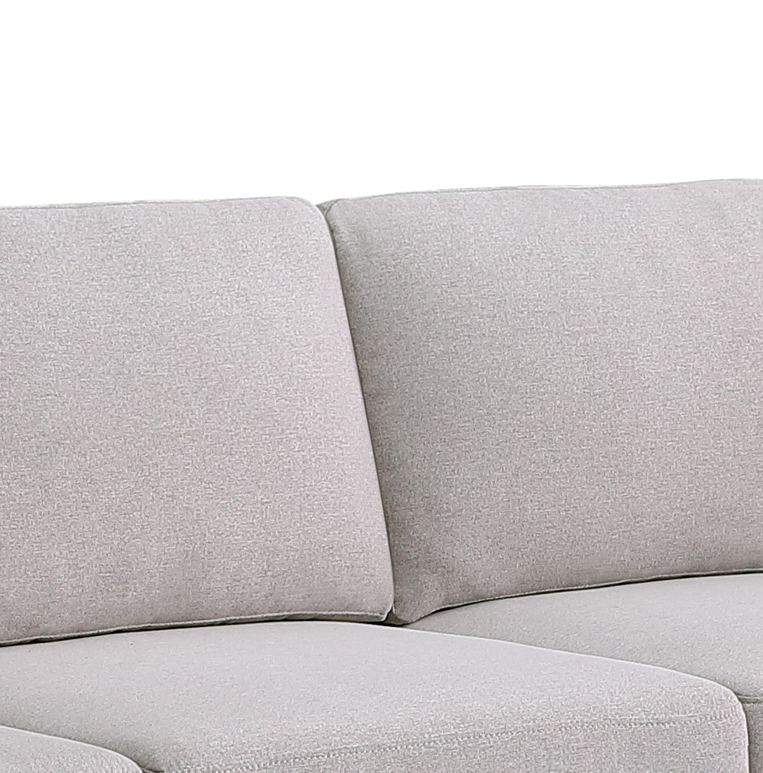 Kristin 70.5" Light Gray Linen Fabric Loveseat