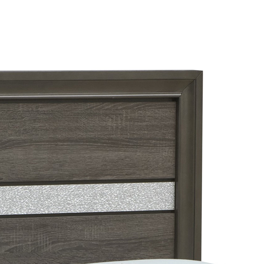Madrid G02305B-QB Queen Bed , Gray