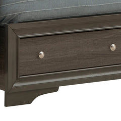 Madrid G02305B-QB Queen Bed , Gray