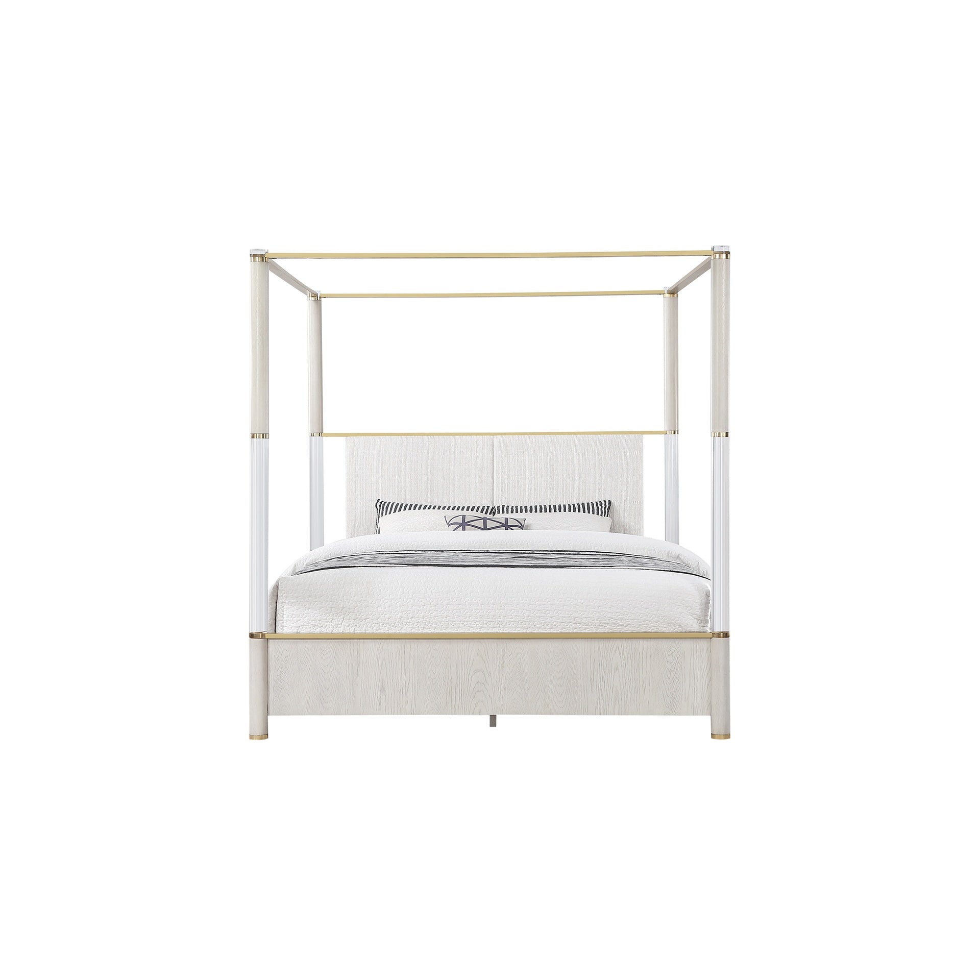 Malco King Oak Four Post Bed