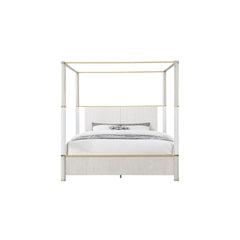Malco King Oak Four Post Bed
