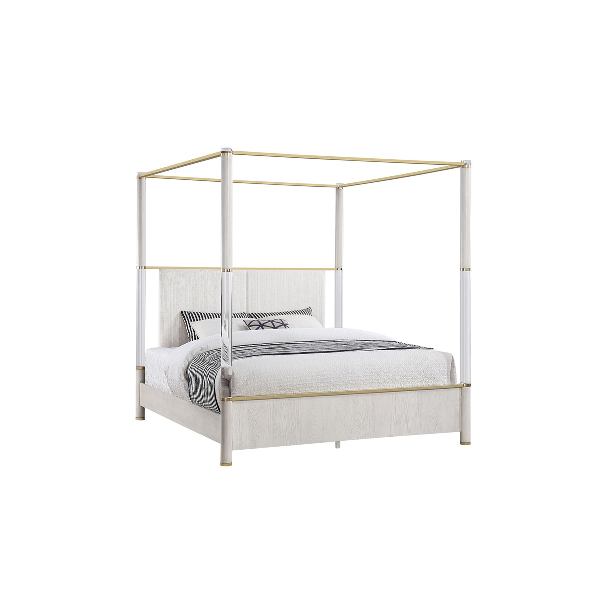 Malco King Oak Four Post Bed
