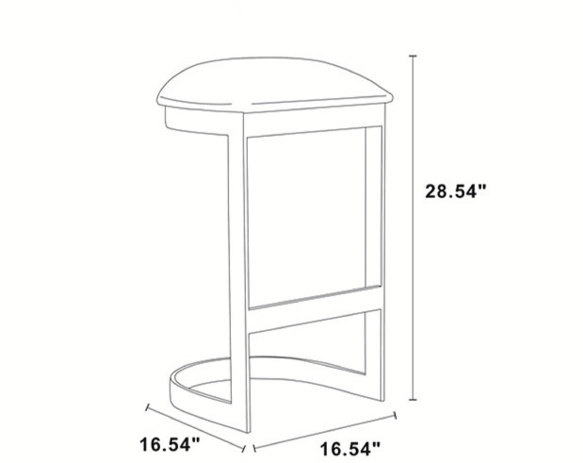 Barstool in Blue